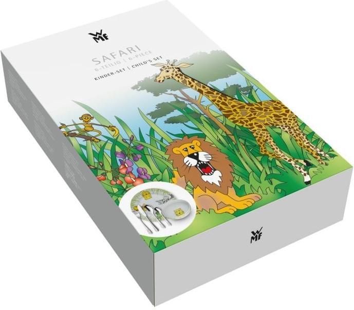 Produktbild WMF Kindergeschirr Kinderbesteck 6tlg Safari Edelstahl poliert spülmaschinengeeignet