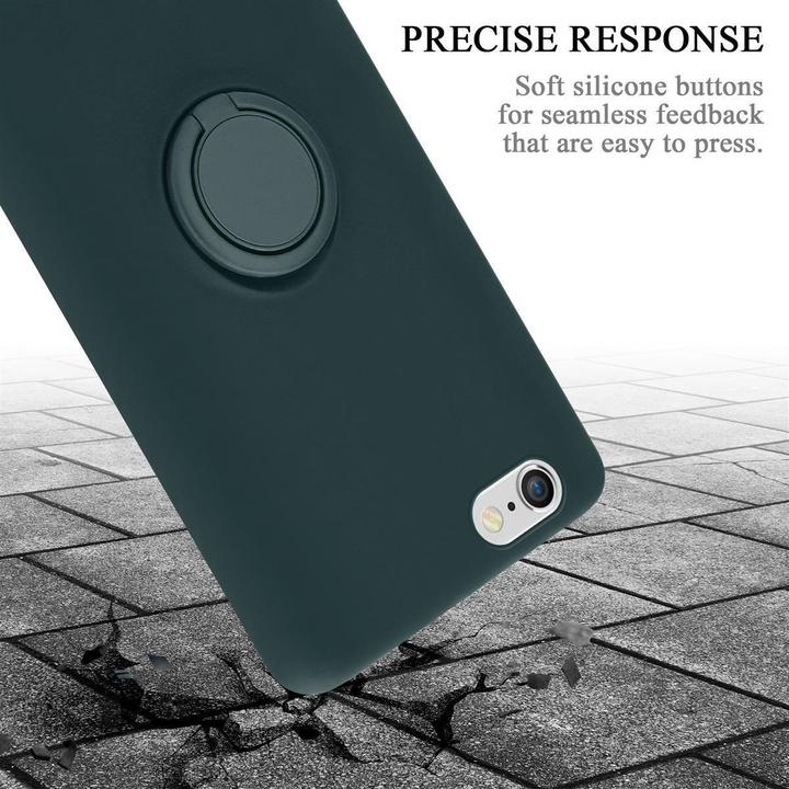 Actual product image Cadorabo TPU Liquid Ring Silicone Case Cover (Apple iPhone 6)