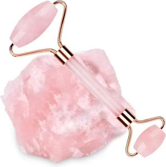 Immagine prodotto Rullo viso in pietra di quarzo rosa