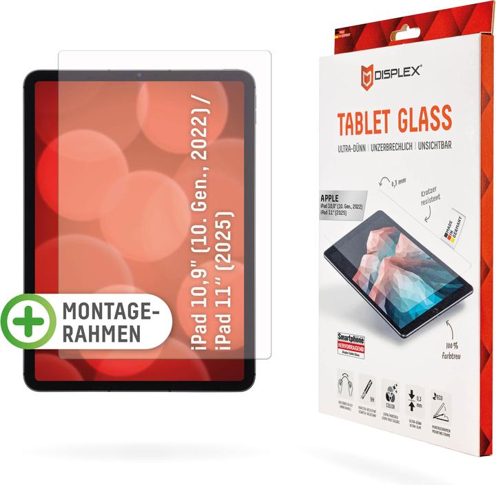 Displex Tablet Glass, Tablet Schutzglas (1 pièce(s), iPad 2022 (10e génération))