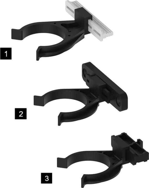 Actual product image Hettich Clip base cover holder for base adjustment foot Correct (200 Piece)