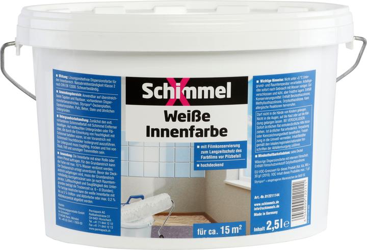 Produktbild SchimmelX Innenfarbe (White, 2.50 l)