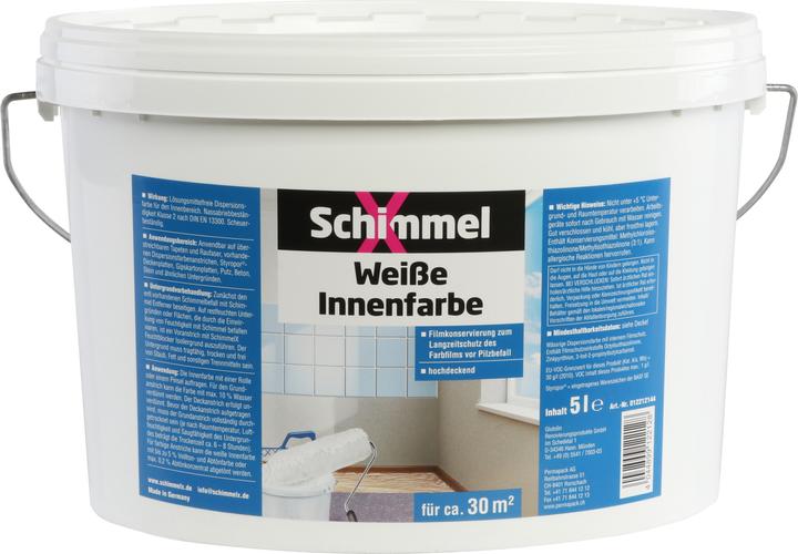 Immagine prodotto SchimmelX Vernice interna (Bianco, 5 l)