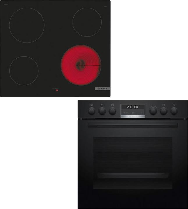 Image du produit Bosch Hausgeräte HEG578BB3 & NKE611GA2E Herdset 230V