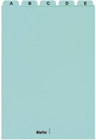 Produktbild Biella Kartei-Leitkarten Alphabet A - Z blanko (A5, 450 g/m², 25 x)