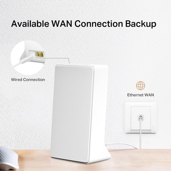 Produktbild Mercusys TP-LINK MB130-4G AC1200 Wi-Fi 4G LTE Router, Build-In 150Mbps 4G LTE Modem