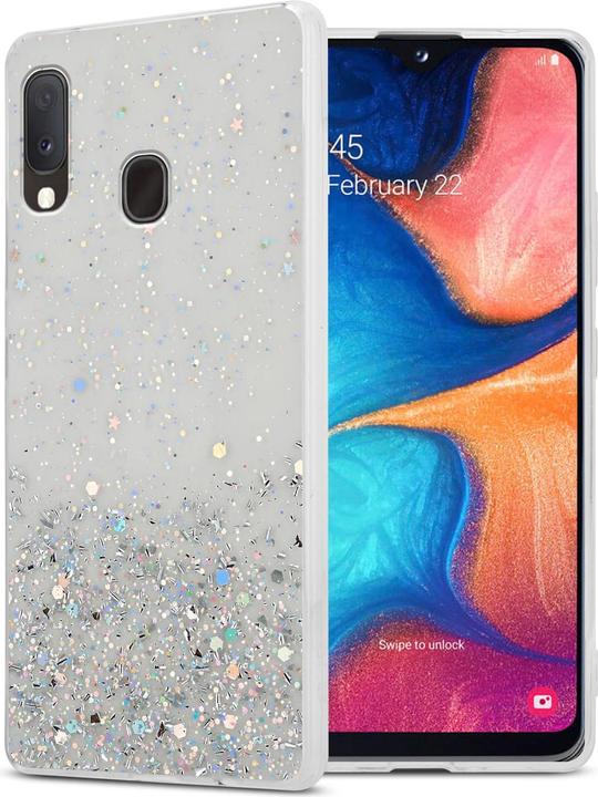 Transparent mit Glitter