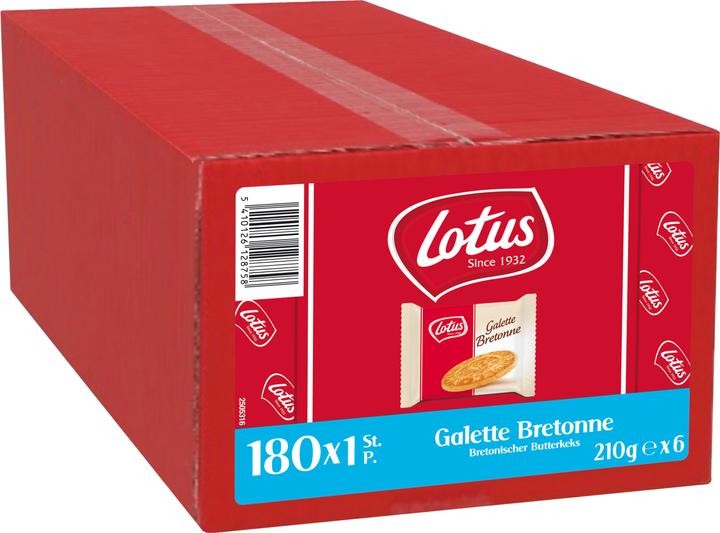 Actual product image Lotus Breton butter biscuit (180 pcs., 1260 g)