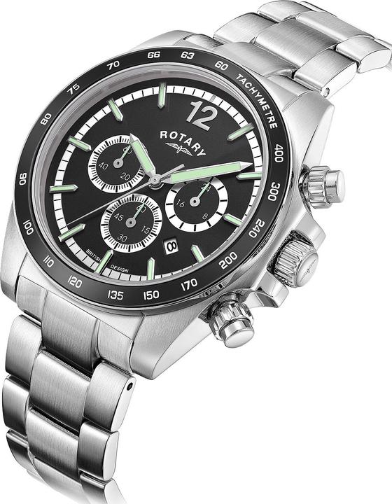 Produktbild Rotary GB05440/04 Henley Chronograph 41mm 10ATM (Chronograph, 41 mm)