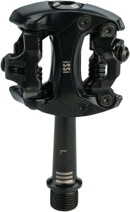 Produktbild iSSi Flash III Pedal SPD + 12 mm (Bearing/Bushing). BlackOut Black.