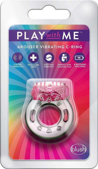 Image du produit Blush Play with Me by - Anneau C vibrant Arouser - Doux et extensible - Réutilisable, Includes 4 Sets of (4.45 cm)