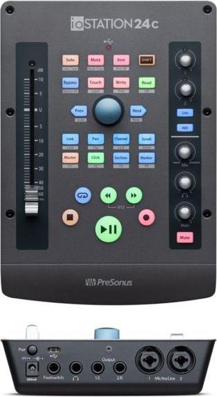 Actual product image PreSonus ioStation 24C interface with headphones (USB)