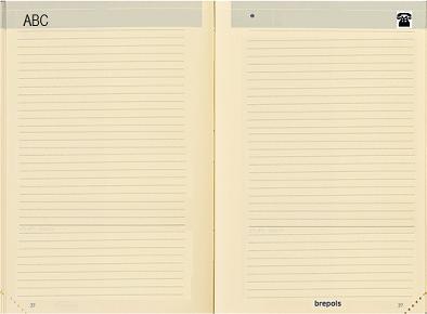 Produktbild Brepols Adressregister chamois (A7)