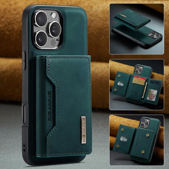Immagine prodotto Dg.Ming iPhone 11 - Etui, Leder-Optik, Kartenfach & Magnetverschluss, Grün (Apple iPhone 11)