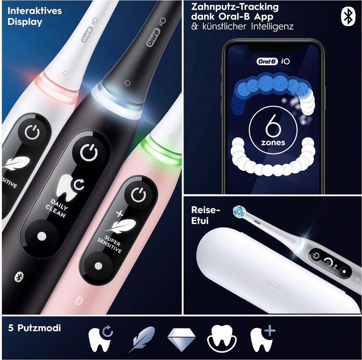Produktbild Oral-B Elektrische Zahnbürste iO Series6 Pink Sand (Oszillierende Zahnbürste)
