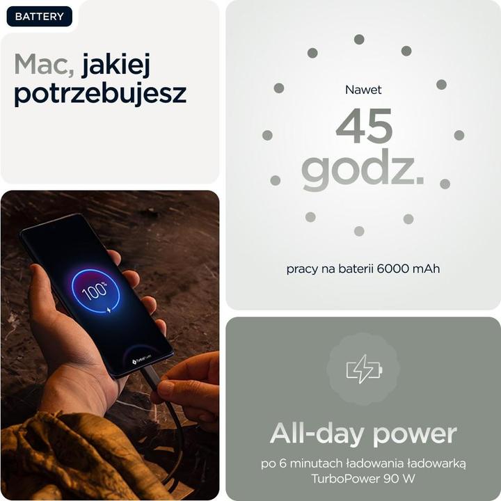 Actual product image Motorola Edge 60 Pro (512 GB, Pantone Shadow, 6.67", Dual SIM, 50 Mpx, 5G)