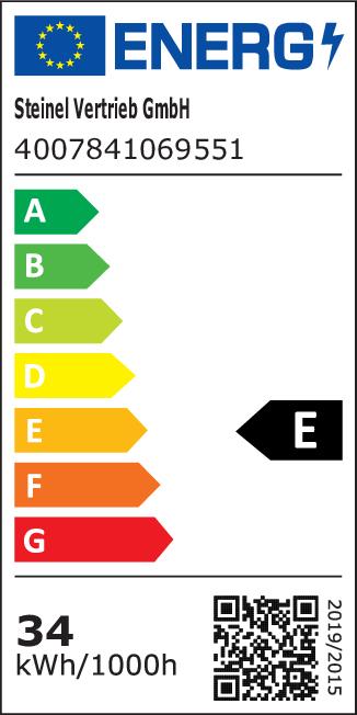 Energie-Label Steinel Sensor-LED-Strahler (4370 lm, IP44)