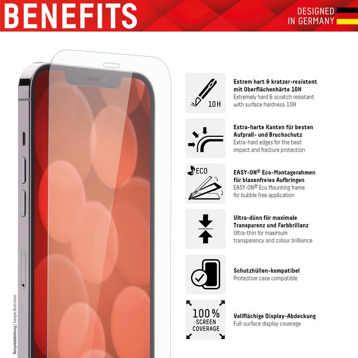 Produktbild Displex Real Glass, 2D Panzerglas (1 Stück, Apple iPhone 12 Pro Max)