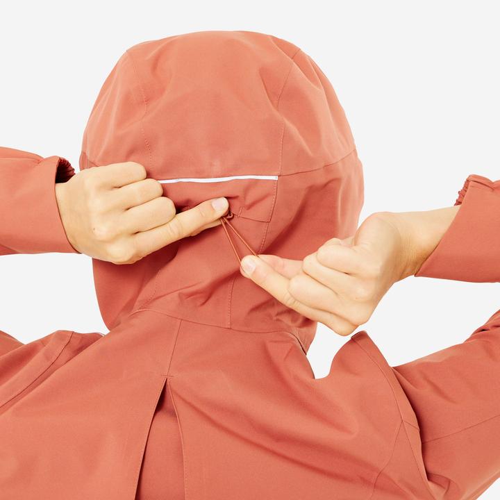 Image du produit Btwin Regentrenchcoat City 940 imperméable femme terracotta (M)