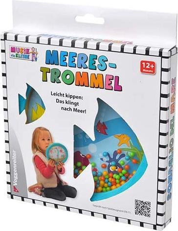 Produktbild Musik für Kleine Meerestrommel Musikspielzeug für Kleinkinder und Babys ab 1 Jahr - 18 (Deutsch, Spanisch, Französisch, Niederländisch, Griechisch, Italienisch, Englisch)