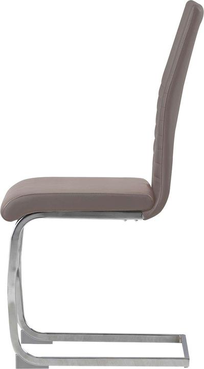 Produktbild Albatros International ALBATROS Freischwinger Stuhl BURANO 4er Set, Schwarz - Esszimmerstuhl Schwingstuhl mit Modernem Desi
