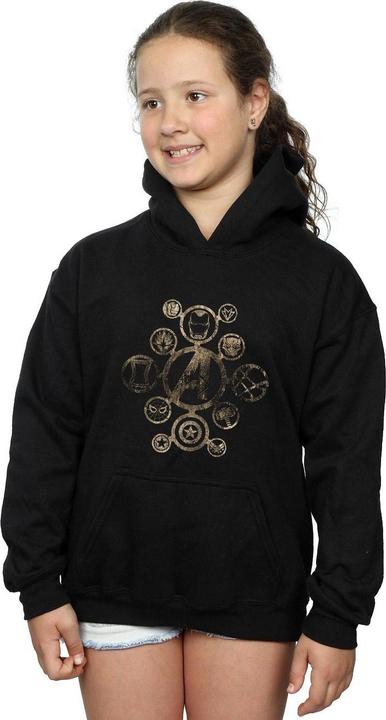 Actual product image Girls Avengers Infinity War Icons Hoodie (140, 146)