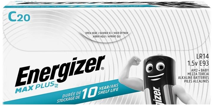 Image du produit Energizer Max Plus C, LR14/E93/AM2/Baby (20 pcs, C, 8000 mAh)