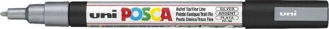 Immagine prodotto Posca Marchio PC-3M a punta tonda (Argento, 1.30 mm, 1 x)
