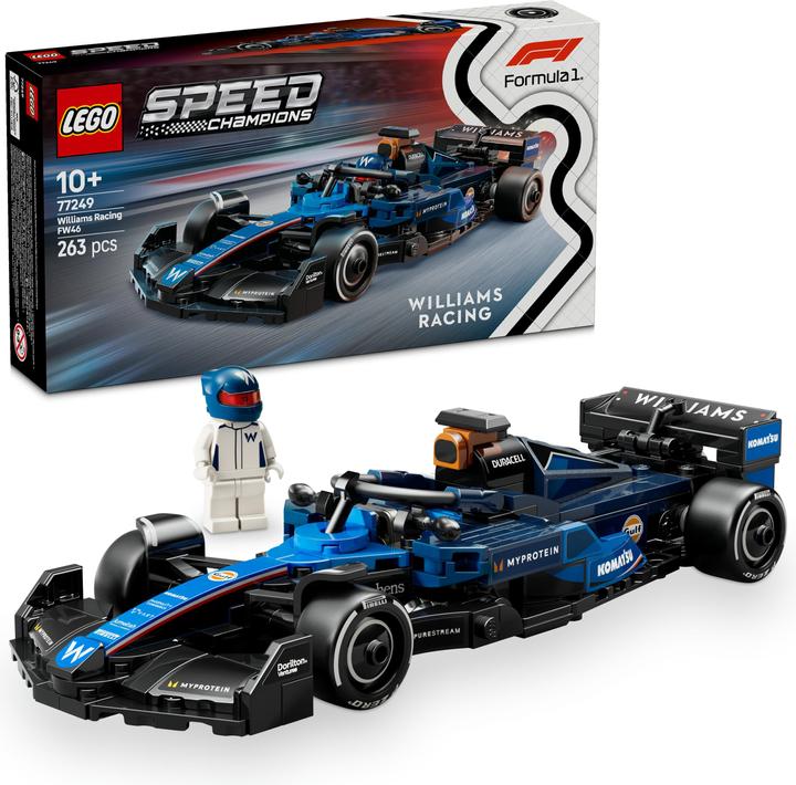 Image du produit LEGO Williams Racing FW46 F1 voiture de course (77249, LEGO Speed Champions)