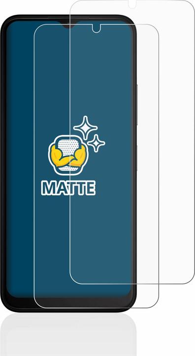 Actual product image BROTECT Anti-glare screen protector matt (2 Piece, Nokia C32)