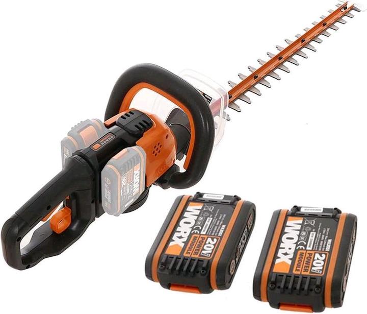 Image du produit Worx Taille-haies sans fil2 batteries, 2x20V 2Ah (Taille-haies sans fil)