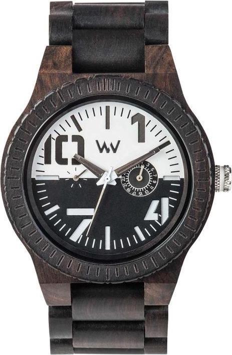 Wewood Oblivio Schwarz/Weiss Horloge 70332310 (46 mm)
