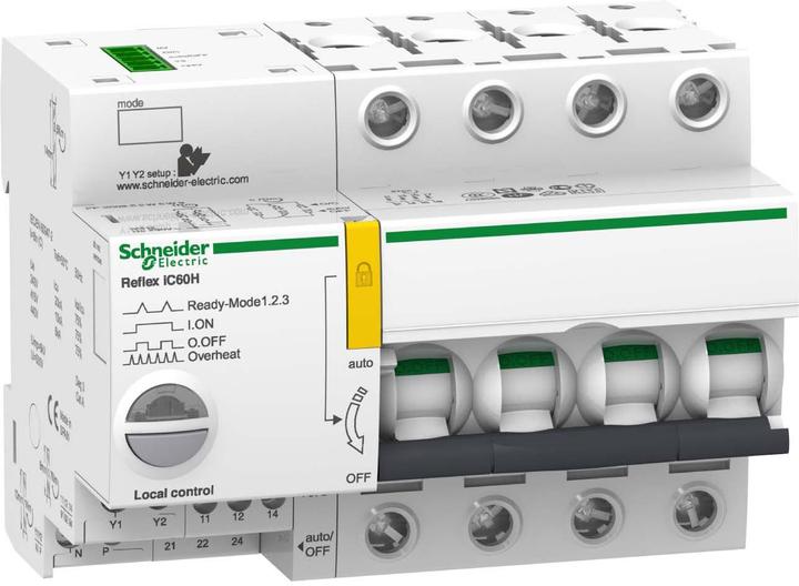 Actual product image Schneider Electric ACTI 9 REFLEX IC60H TI24 16 A 4P CURVE B