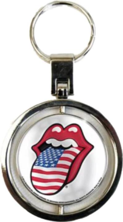 Produktbild The Rolling Stones UK & US Tongues SpinnerSchlüsselanhänger