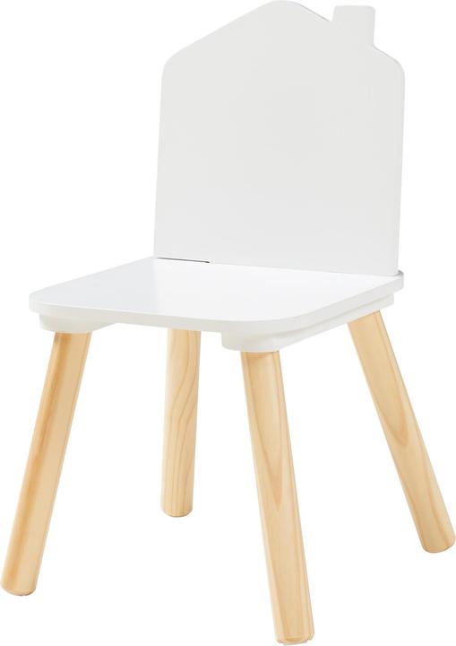 Produktbild En.Casa Zeichentisch für Kinder Romso Kindertischset mit 2 Stühlen Weiss (Kindersitzgruppe)