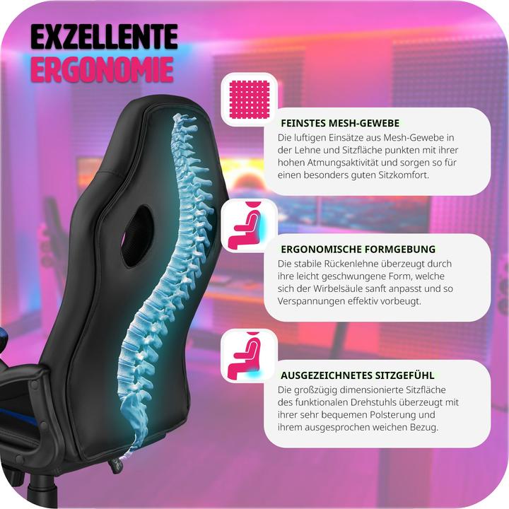 Image du produit tectake Chaise de bureau Goodman