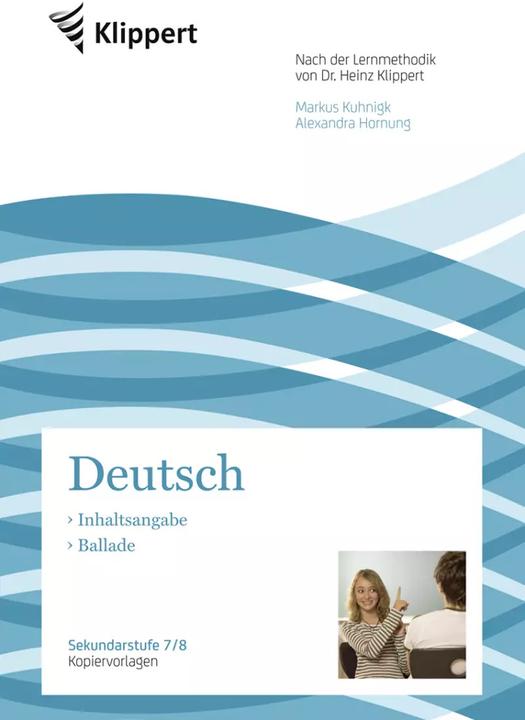 Image du produit Inhaltsangabe - Ballade (Allemand, Alexandra Hornung, Markus Kuhnigk, H. Weiss (éd.), 2020)