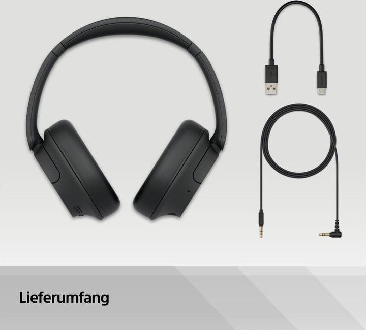 Productafbeelding Sony WH-CH720N (NC, 35 h, Draadloze, Bedraad)
