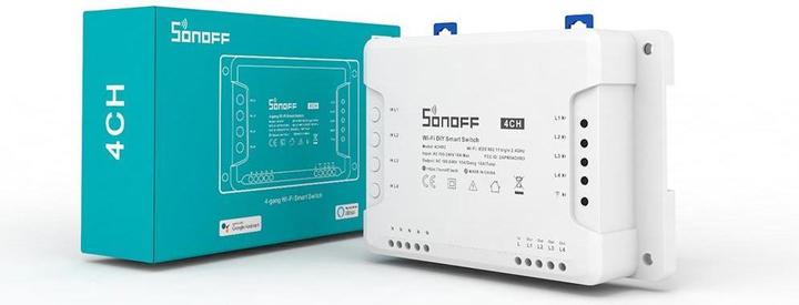 Actual product image Sonoff 4CHR3 - 4-gang Wi-Fi Smart Switch (Switch actuator)