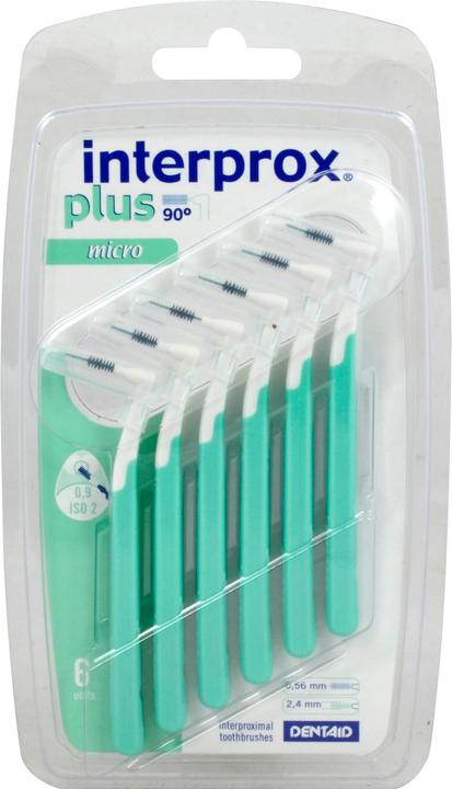 Dentaid interprox plus micro green interdental brush, 6 pcs ZBU (6 x, 2.40 mm)