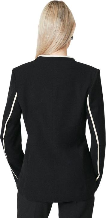 Actual product image Principles Womens/Ladies Pipe Detail Collarless Blazer (40 D)
