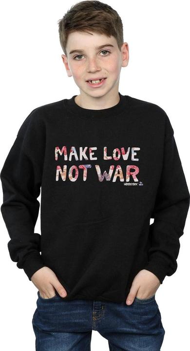 Produktbild Woodstock Make Love Not War Floral Sweatshirt Jungen (152, 158)