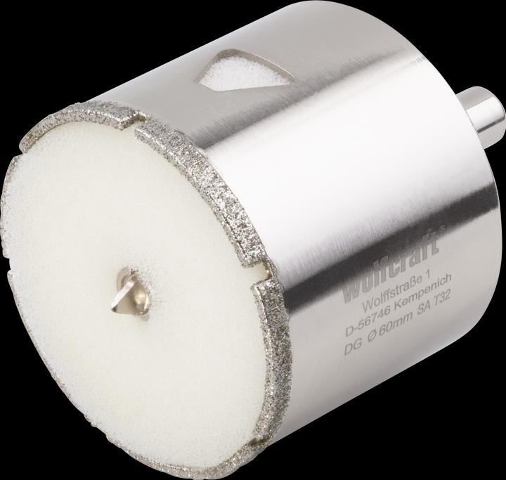 wolfcraft wolfcraft 1 Diamantbestr. Bohrkrone m.Schaft ø60mm (60 millimetres)