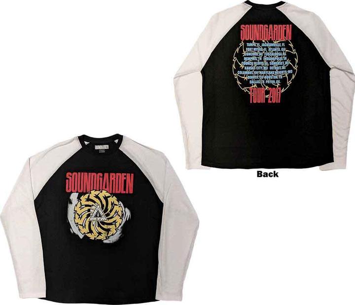 Soundgarden Tour 2017 Back Print Raglan Longseeve