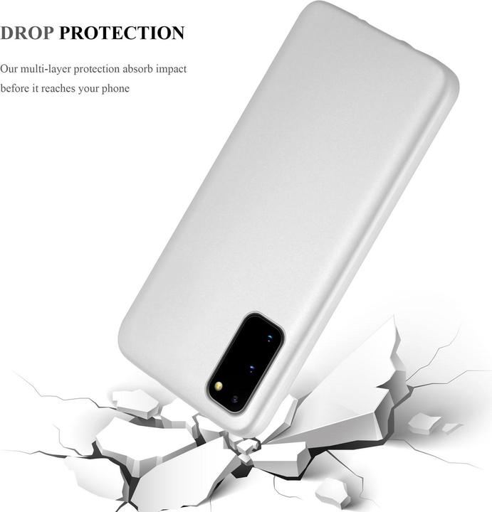Actual product image Cadorabo TPU Matt Metallic Cover (Samsung Galaxy S20+)