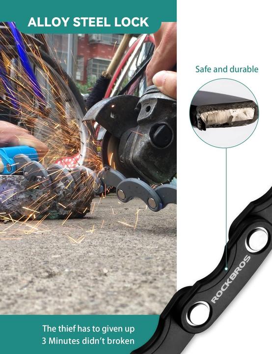 Immagine prodotto Rockbros Fahrradschloss faltbar (70 cm)