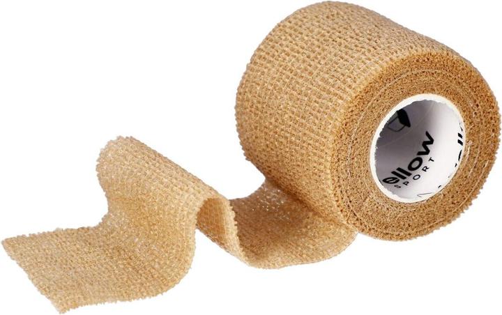 Actual product image Yellow Kohäsive Fixierbinden 5cmx4.5m