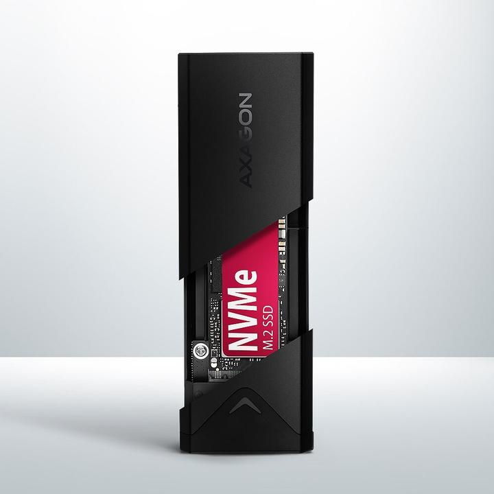 Actual product image Axagon Boitier external USB 3.2 EEM2-UB2 - NVMe M.2 Type 2280 (Noir) (M.2 2280)