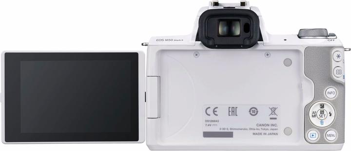 Productafbeelding Canon EOS M50 Mark II Kit (15 - 45 mm, 24 Mpx, APS-C / DX)