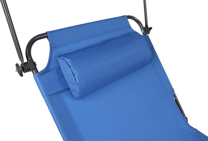 Actual product image VCM Sun lounger Deckchair Garden lounger Roof (186 cm)